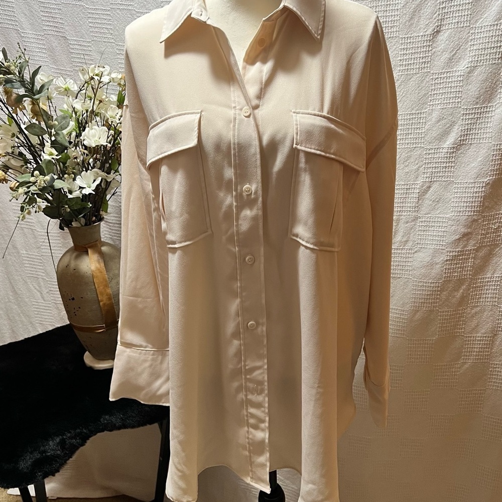H&M button top
